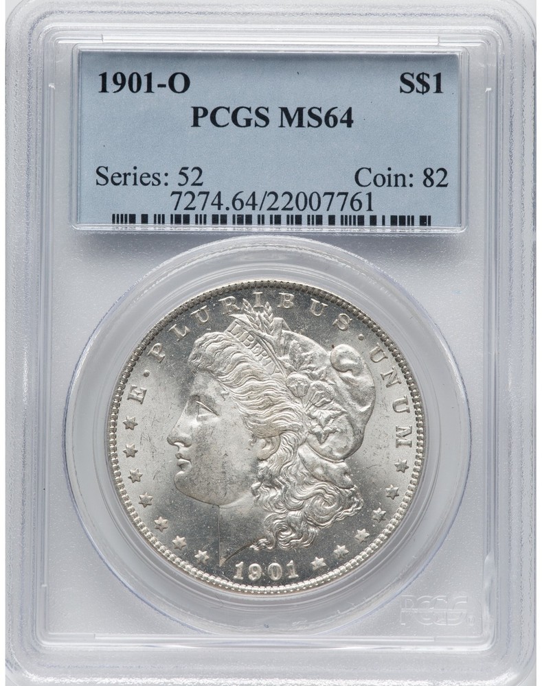 1901-O MORGAN DOLLAR PCGS MS64