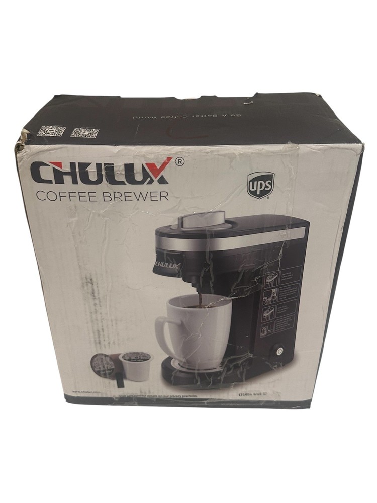 CHULUX Single Serve Coffee Maker Brewer for Single Cup Capsule with 12 Ounce