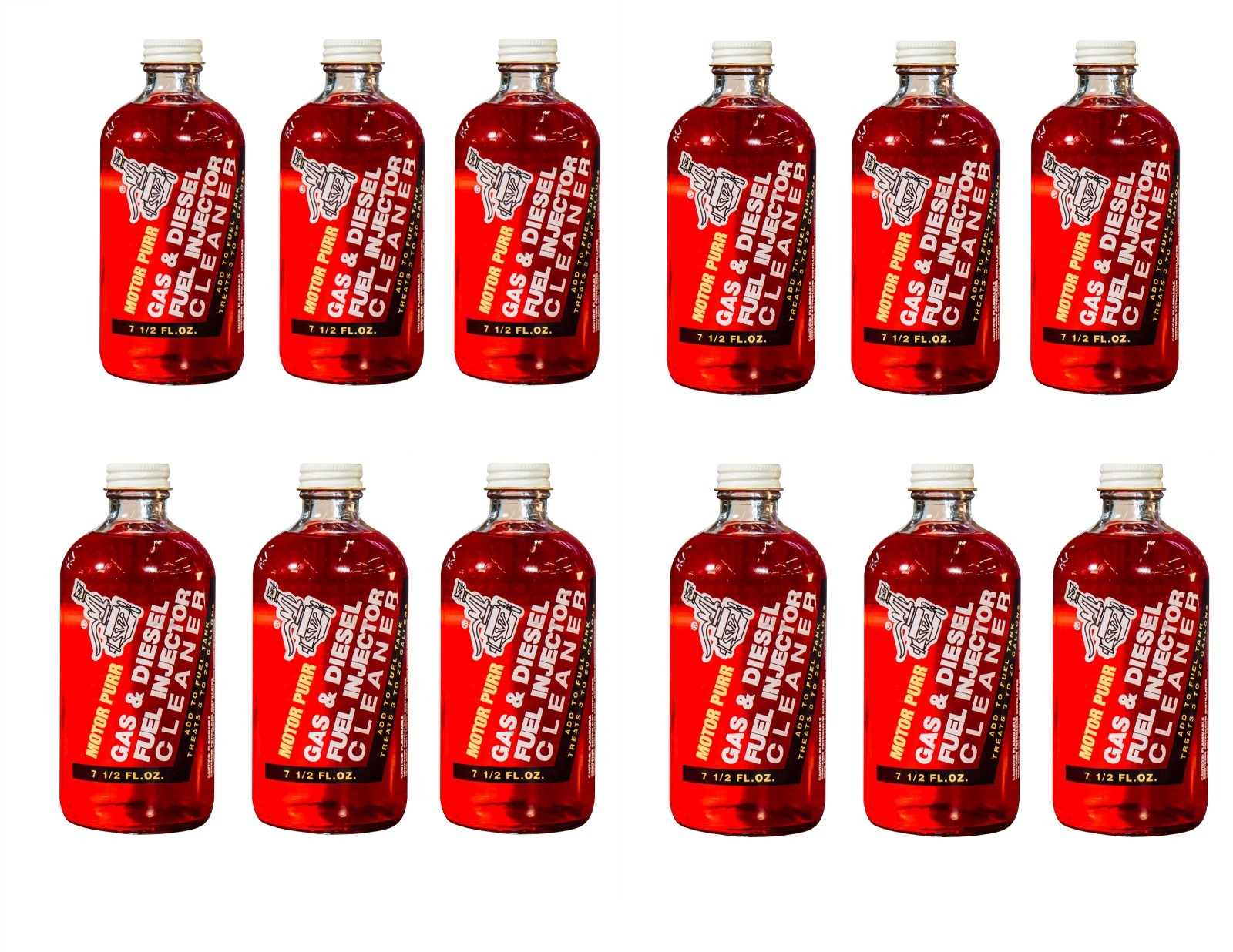 Motor Purr Gas & Diesel Fuel Injector Cleaner # 1515 7.5 FL. OZ.  (12) Pack