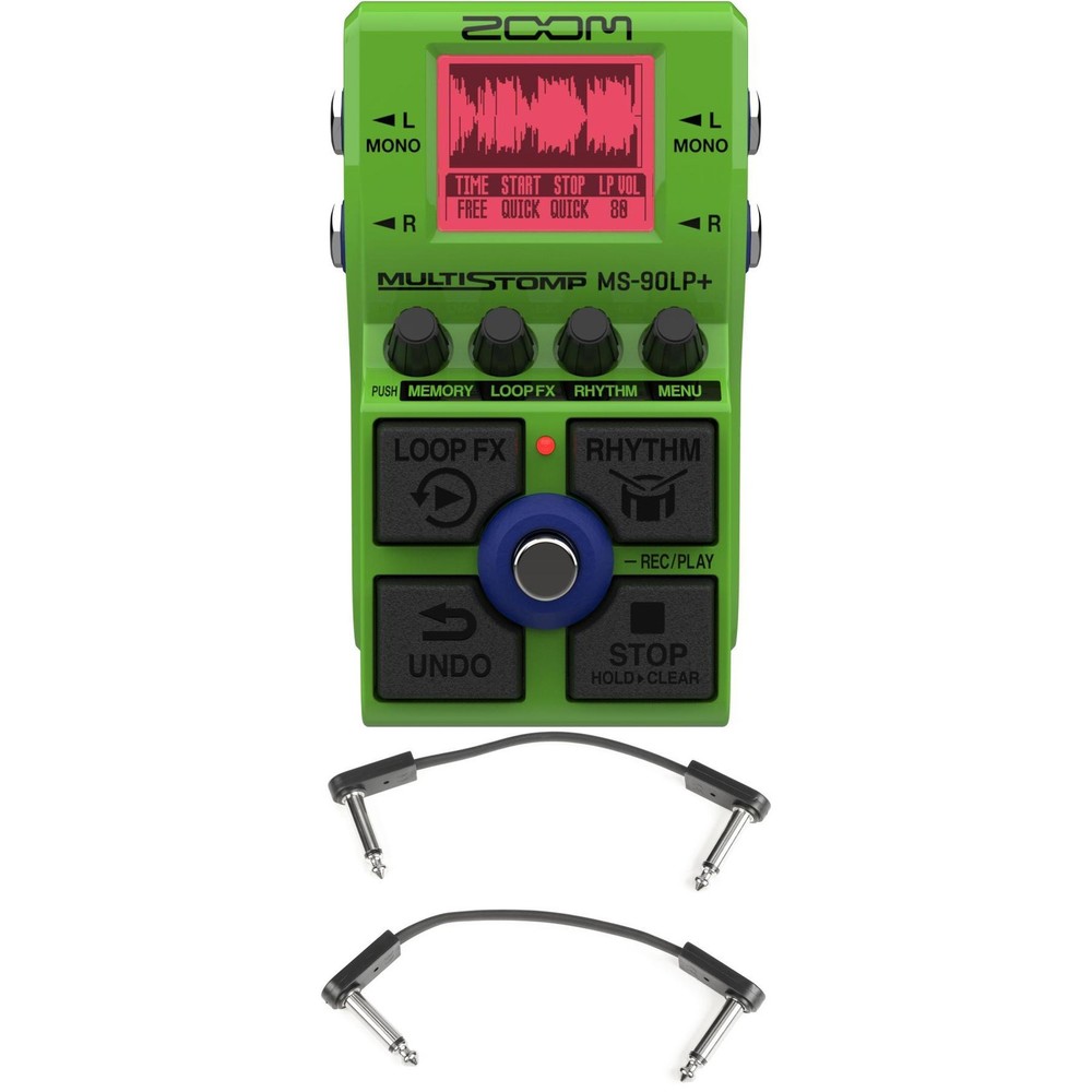 Zoom MS-90LP+ MultiStomp Looper Pedal with EBS Patch Cables
