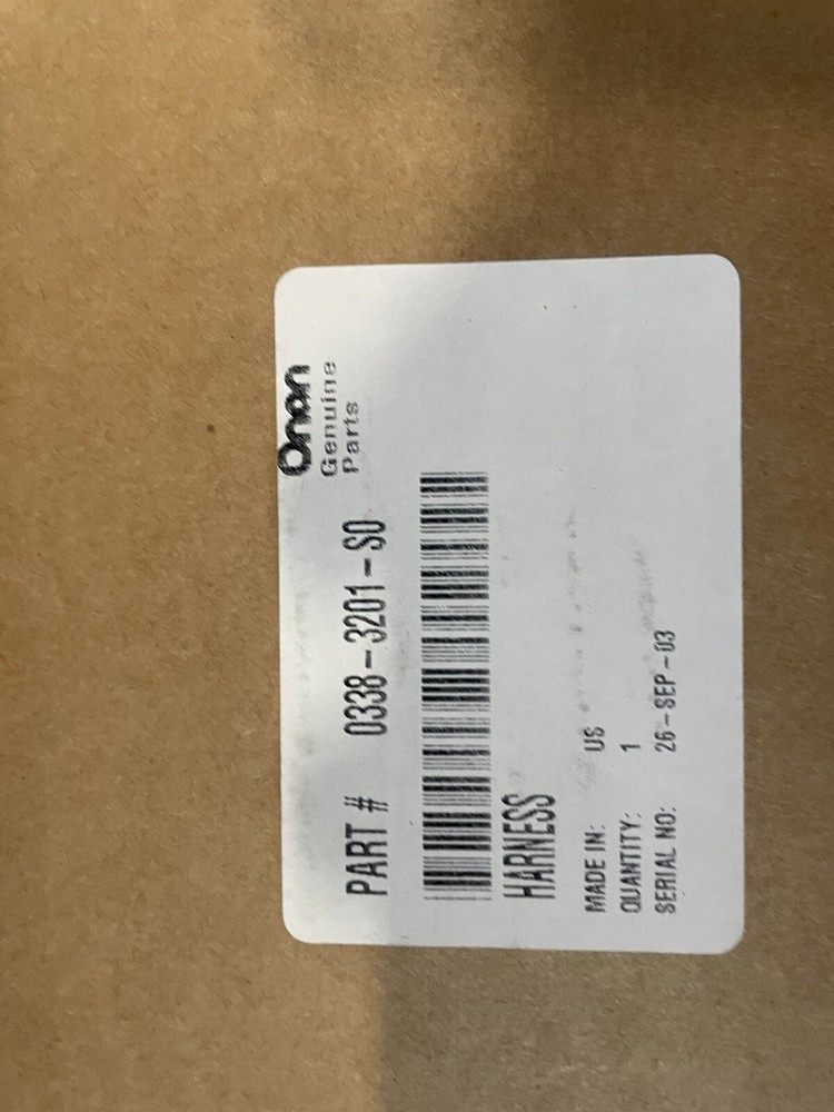 New! Original Cummins Harness-Interconnect 0338-3201-S0