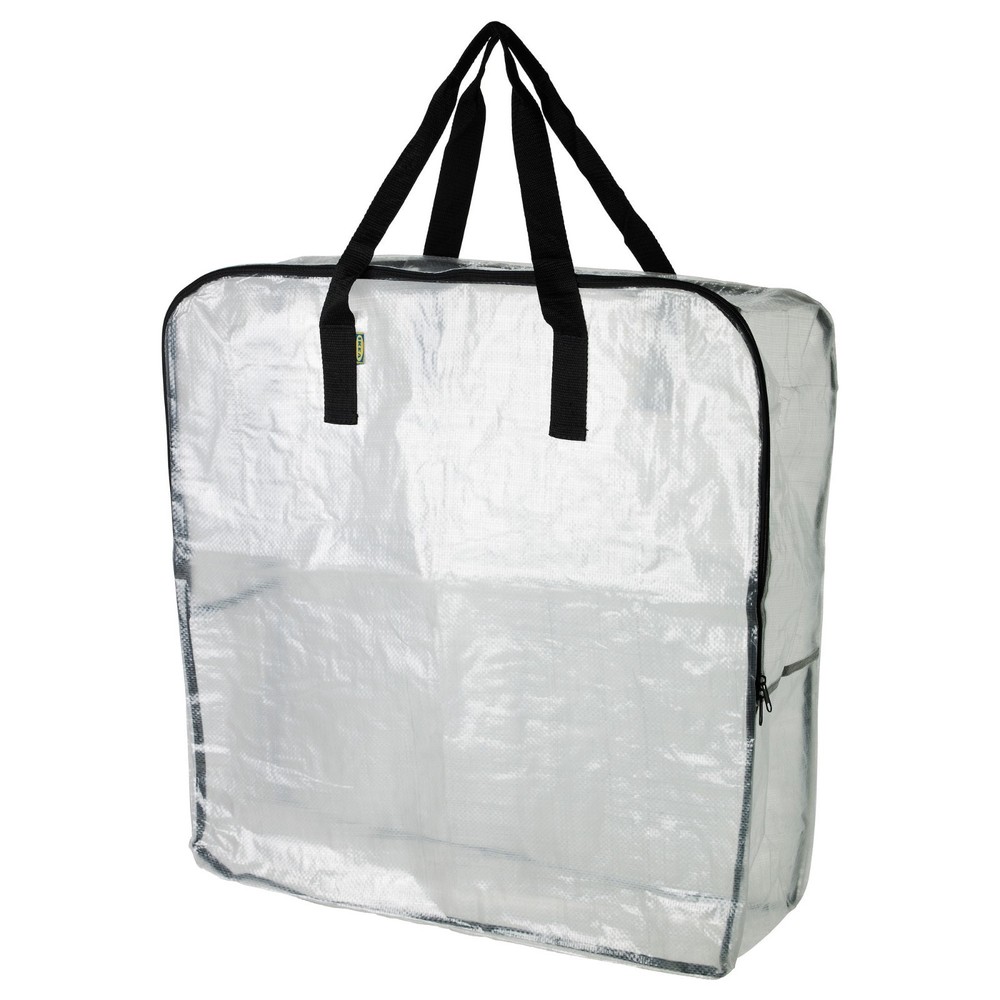 2 IKEA DIMPA Storage Bag Clear - Quick Ship - 2 Pack