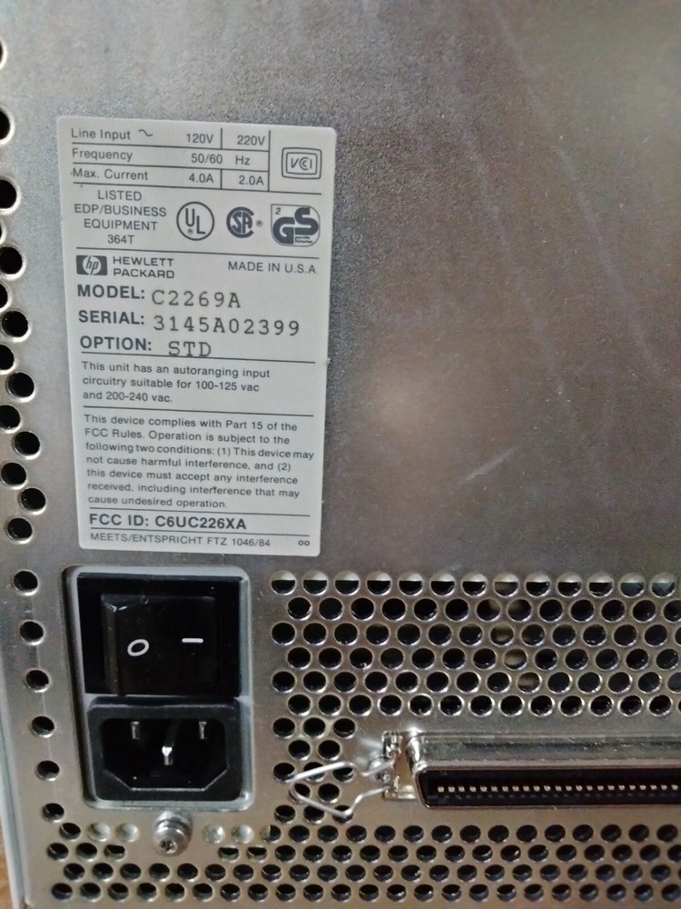 HP C2269A DISK SUB-SYSTEM