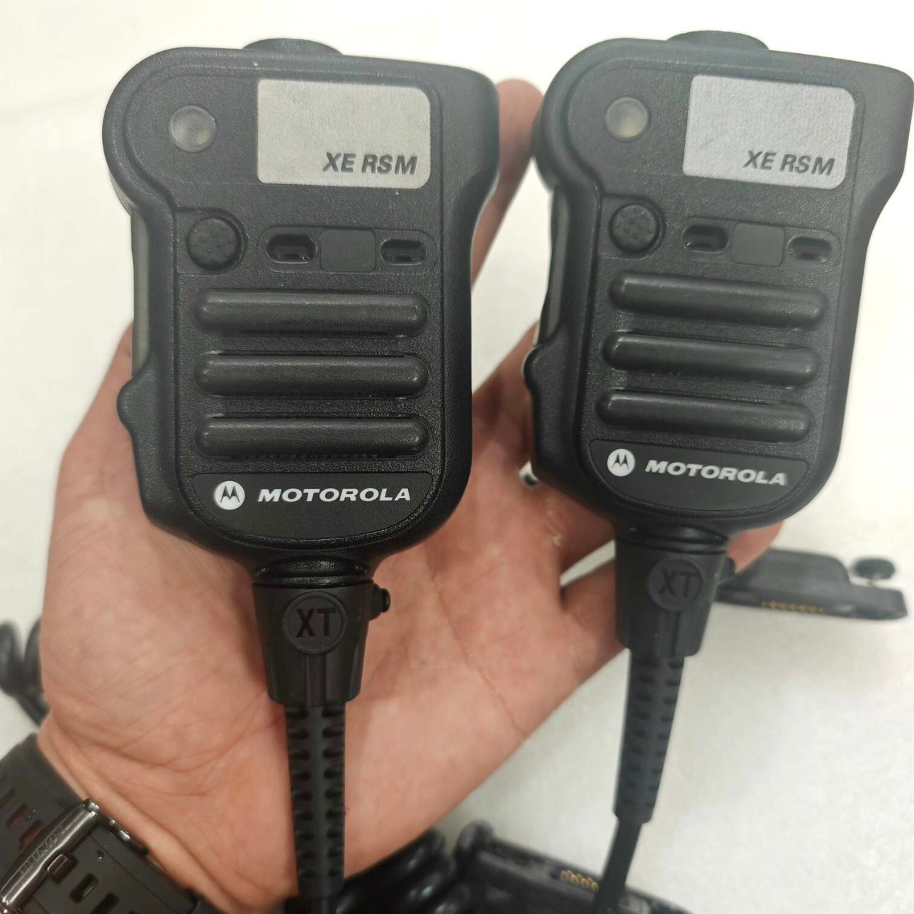 USED Motorola XE RSM Microphone Speaker black for APX Radio Series