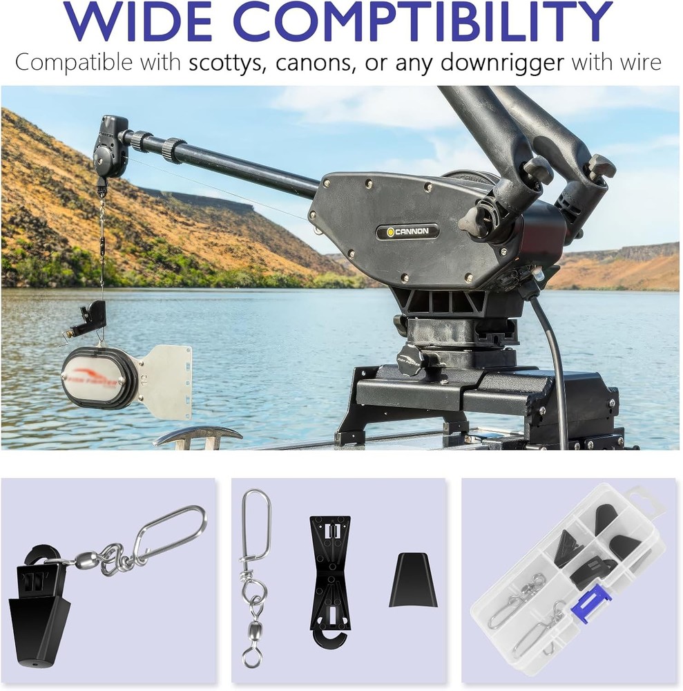 for Boat 2250141 Line Terminator Downrigger Accessory, Downrigger Terminal Kit