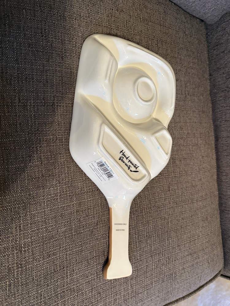 Godinger Pickleball Chip & Dip Serving Tray Set