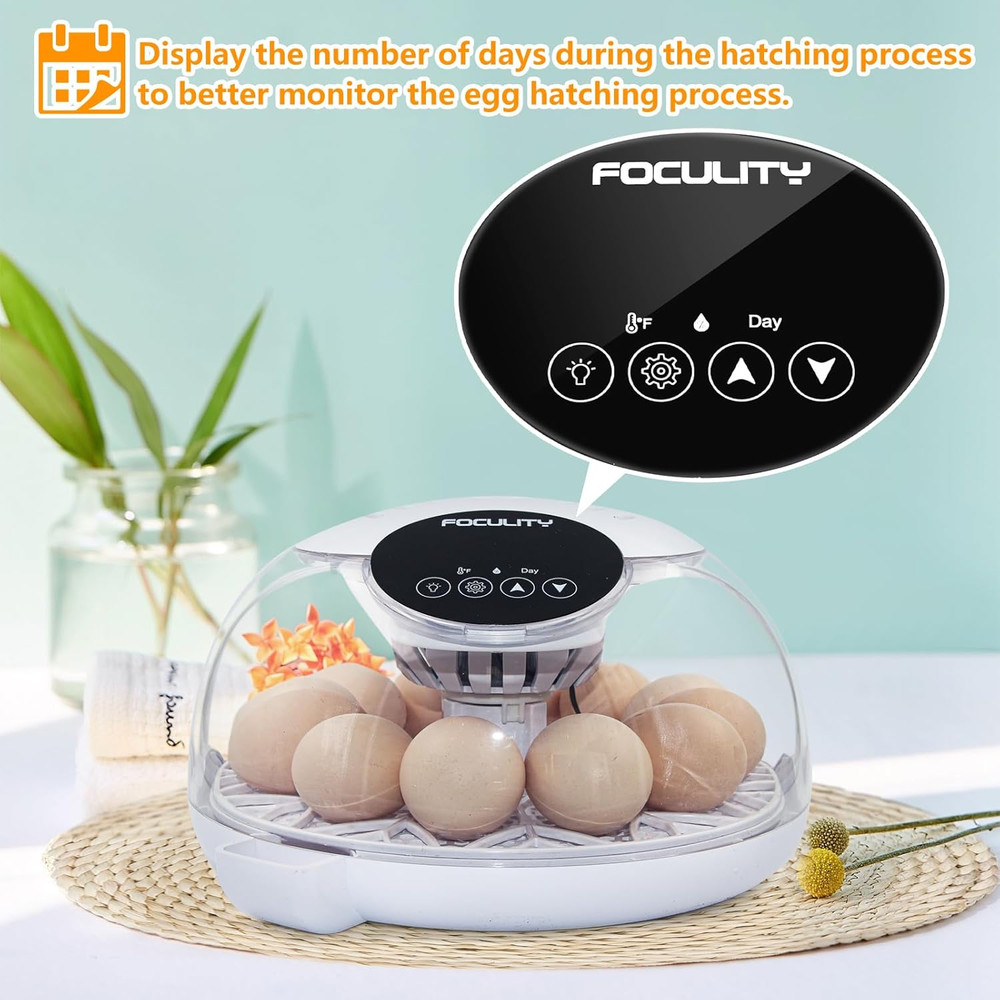 Egg Incubators for Hatching Eggs with Smart Automatic Turning Small Poultry Duck