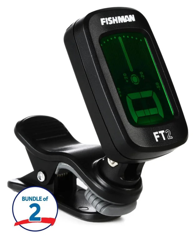 Fishman FT-2 Clip-on Acoustic Tuner - 2-pack