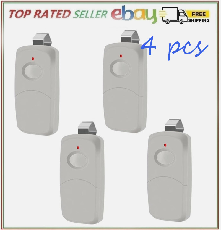 4x For 3089 multi-code multicode 308911 Linear MCS308911 300mhz 1 button remote