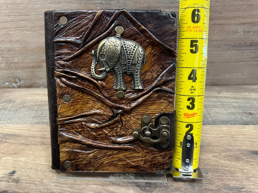 Elephant Handcrafted Journal 6" x 4.5"
