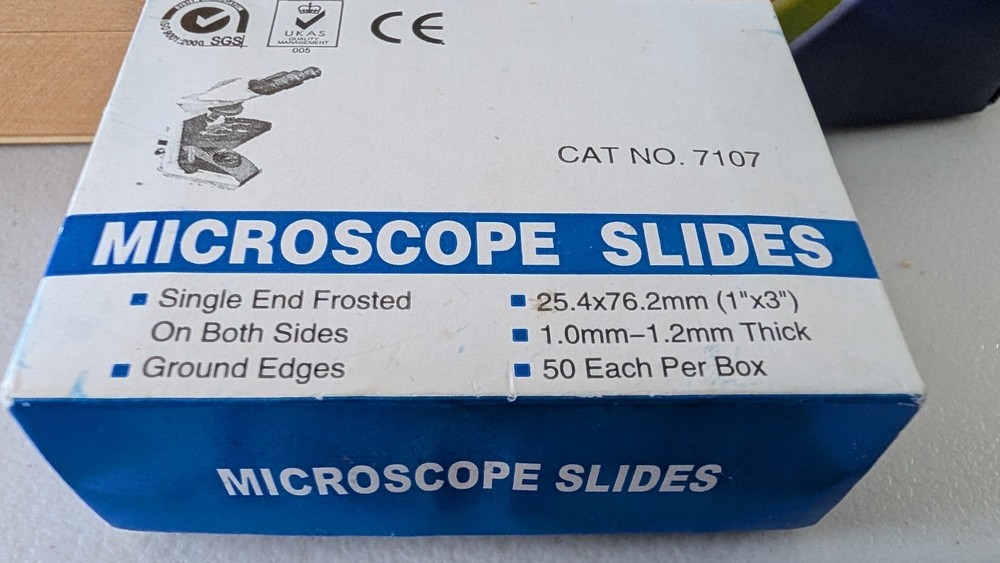Microscope Slides 50 Blank Slides 31 Prepared Lot