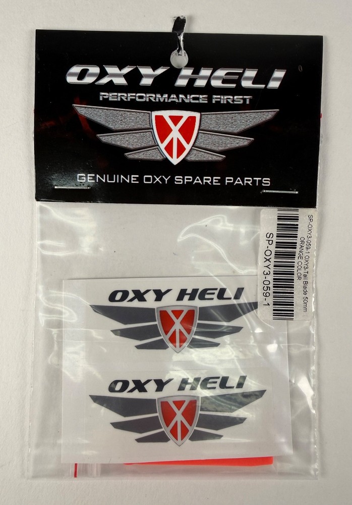 OXY HELI OXY 3 TAIL BLADE 50mm ORANGE SP-OXY3-059-1