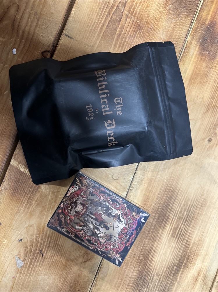 1924us Black Bible Deck