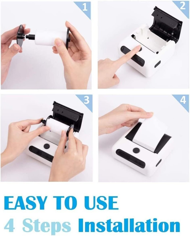 1 Roll Self-Adhesive Thermal Label Sticker Paper for Phomemo M110/M200 Printer