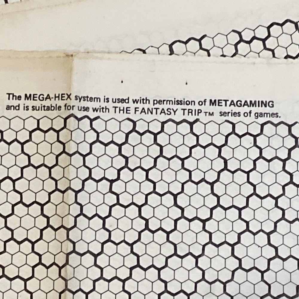 (3) Vtg RPG Gamescience Mega-Hex Sheets 16mm Wargaming D&D 22 x 35 *See Notes*