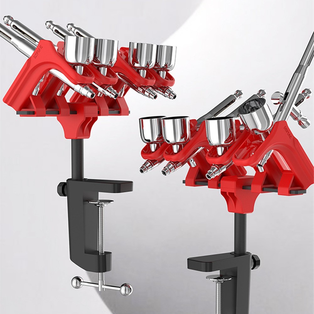360° Adjustable AT-AR Spray Airbrush Rack Holder Bracket for Model Carft Tool