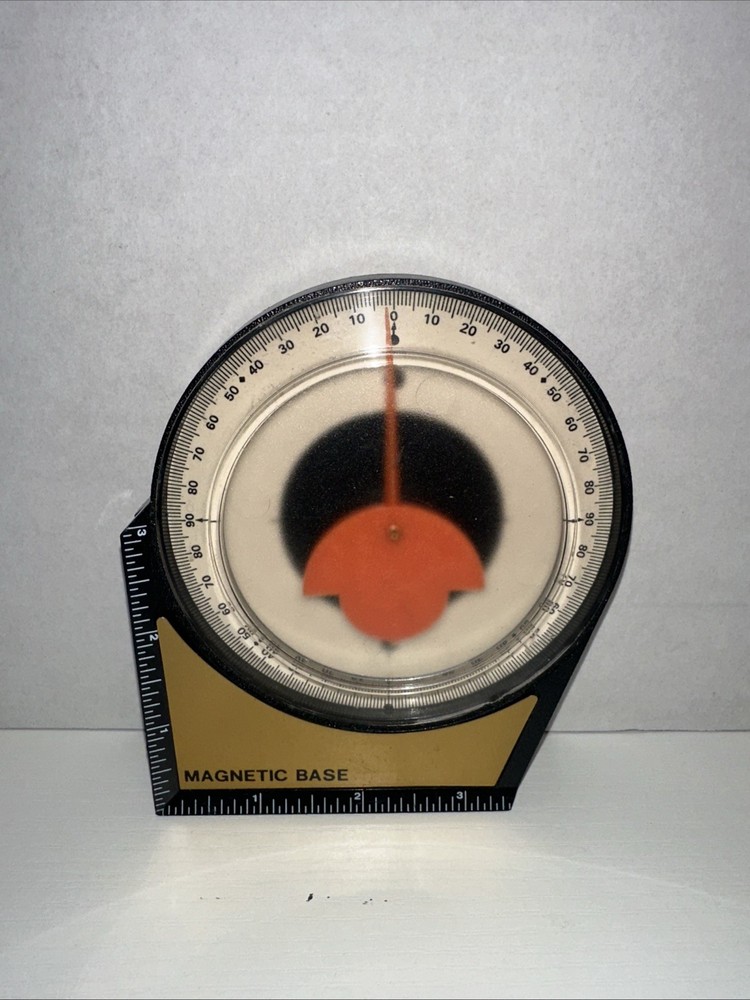 DIAL MAGNETIC BASE ANGLE FINDER PROTRACTOR GAUGE PROTRACTER FINDING DEGREE GAGE