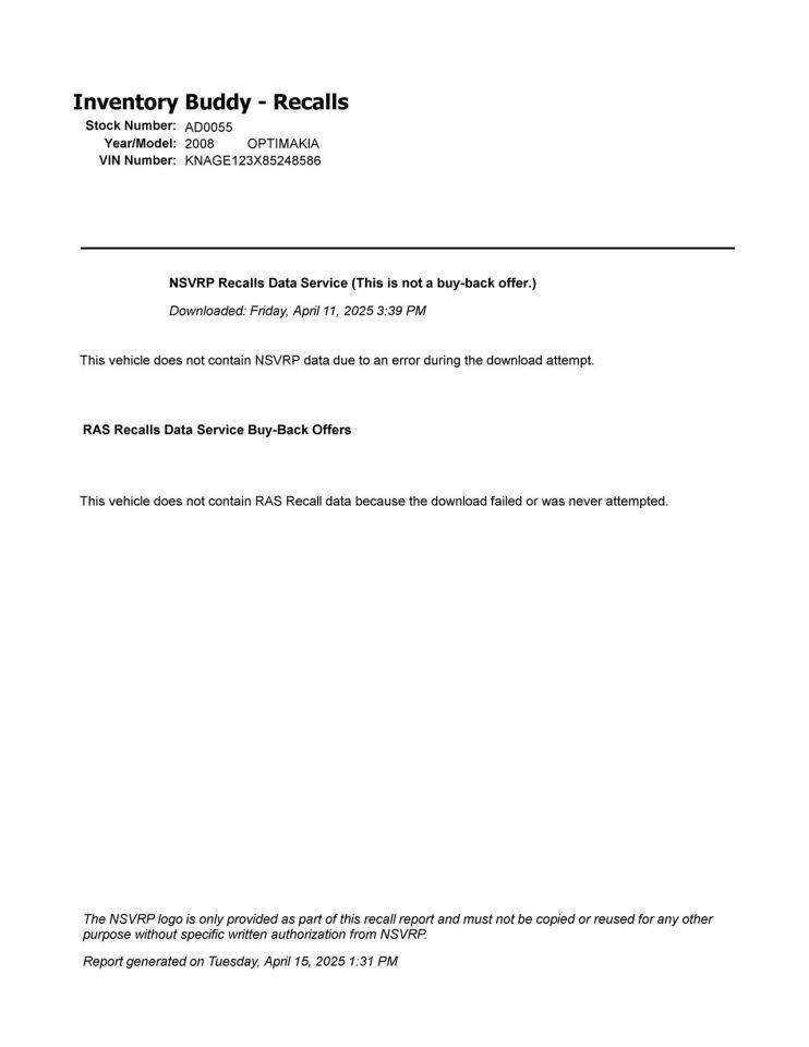 OPTIMAKIA 2008 High Mounted Stop Light 939989