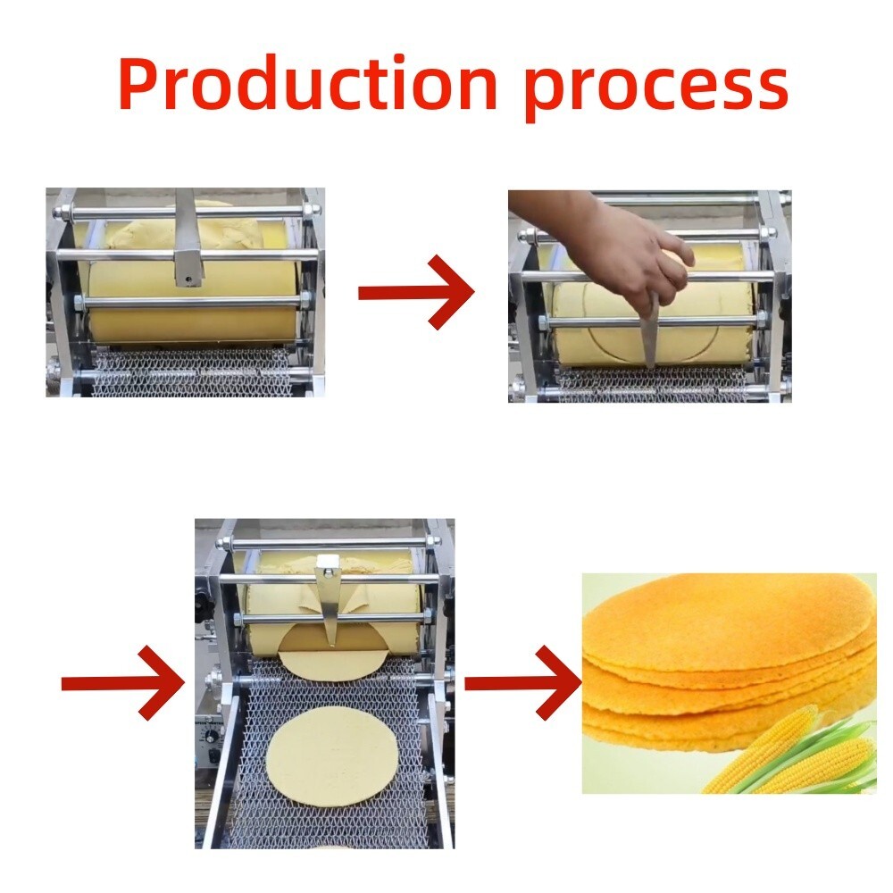 Electric Tortilla maker Tortilla Making Machine 5.9" Auto Corn Chapatti Machine