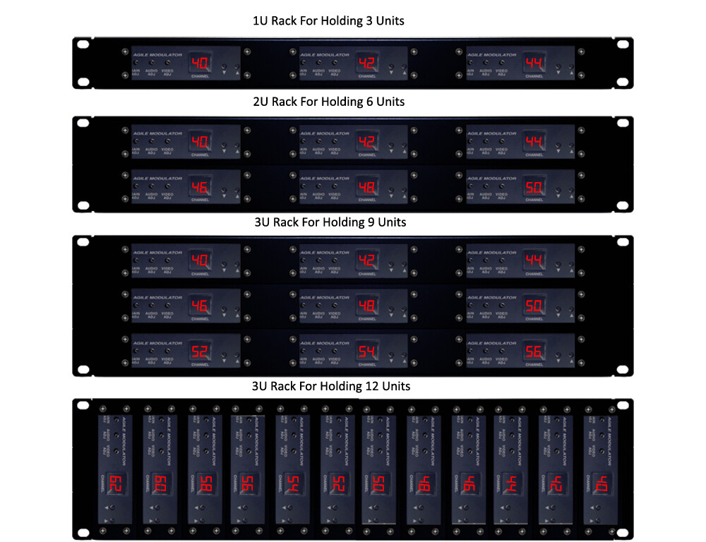 Analog Video Audio To CATV Channel Modulator For Worldwise System