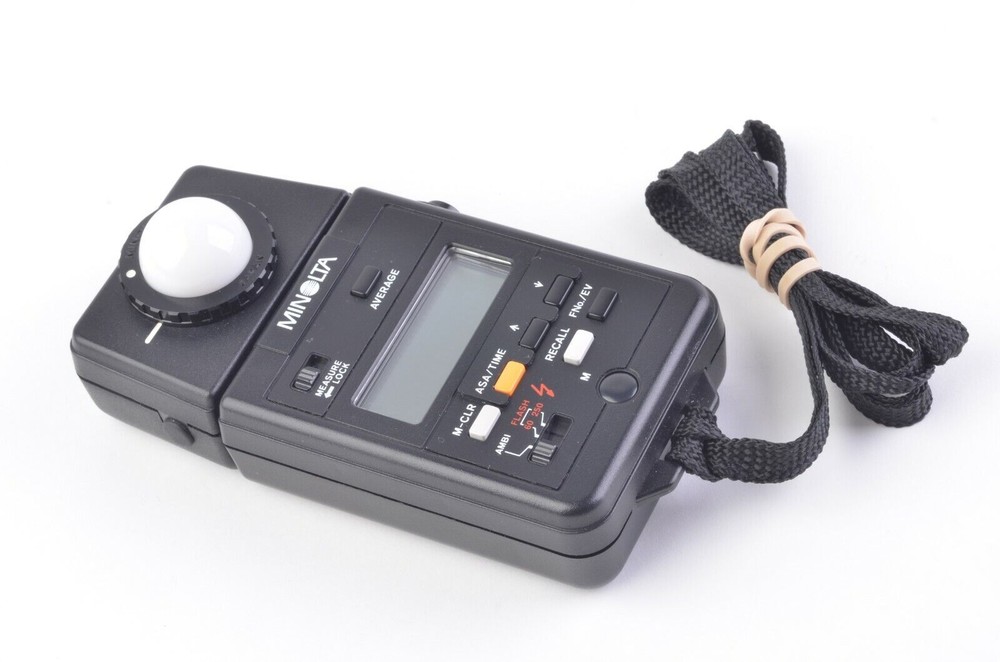Minolta Autometer IIIF Digital Flash Meter, Strap, Tested, Clean