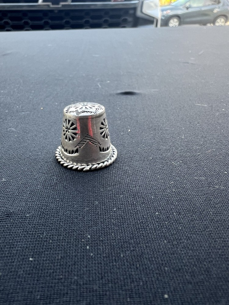 Antique Sterling Navajo Thimble