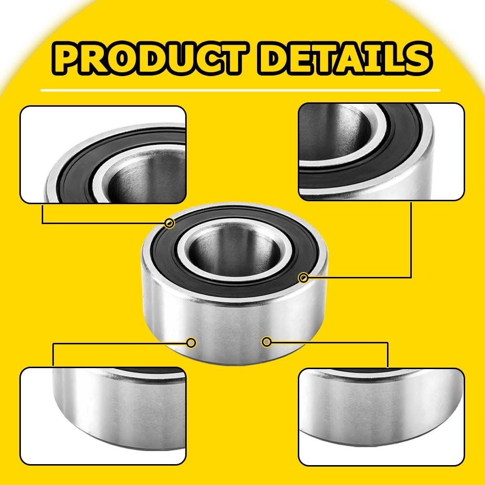 For 2004-2007 Harley Dyna 1" Axle Sealed Wheel Bearings 9247 Front Or Rear 04-07