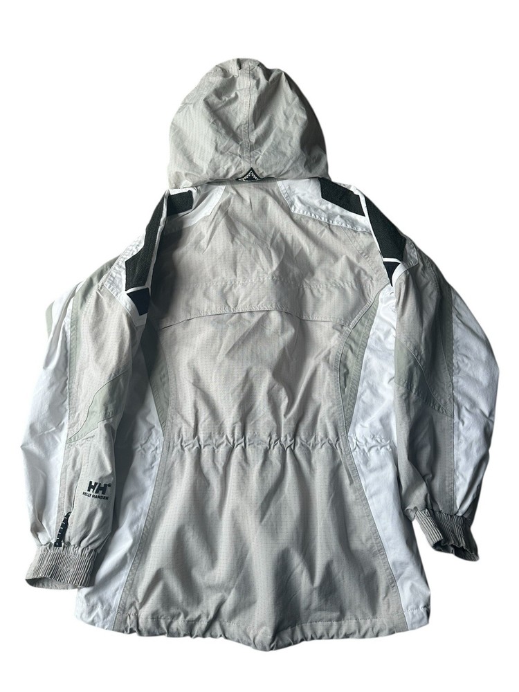Helly Hansen Ski Jacket Mens Medium Beige Hooded Technical