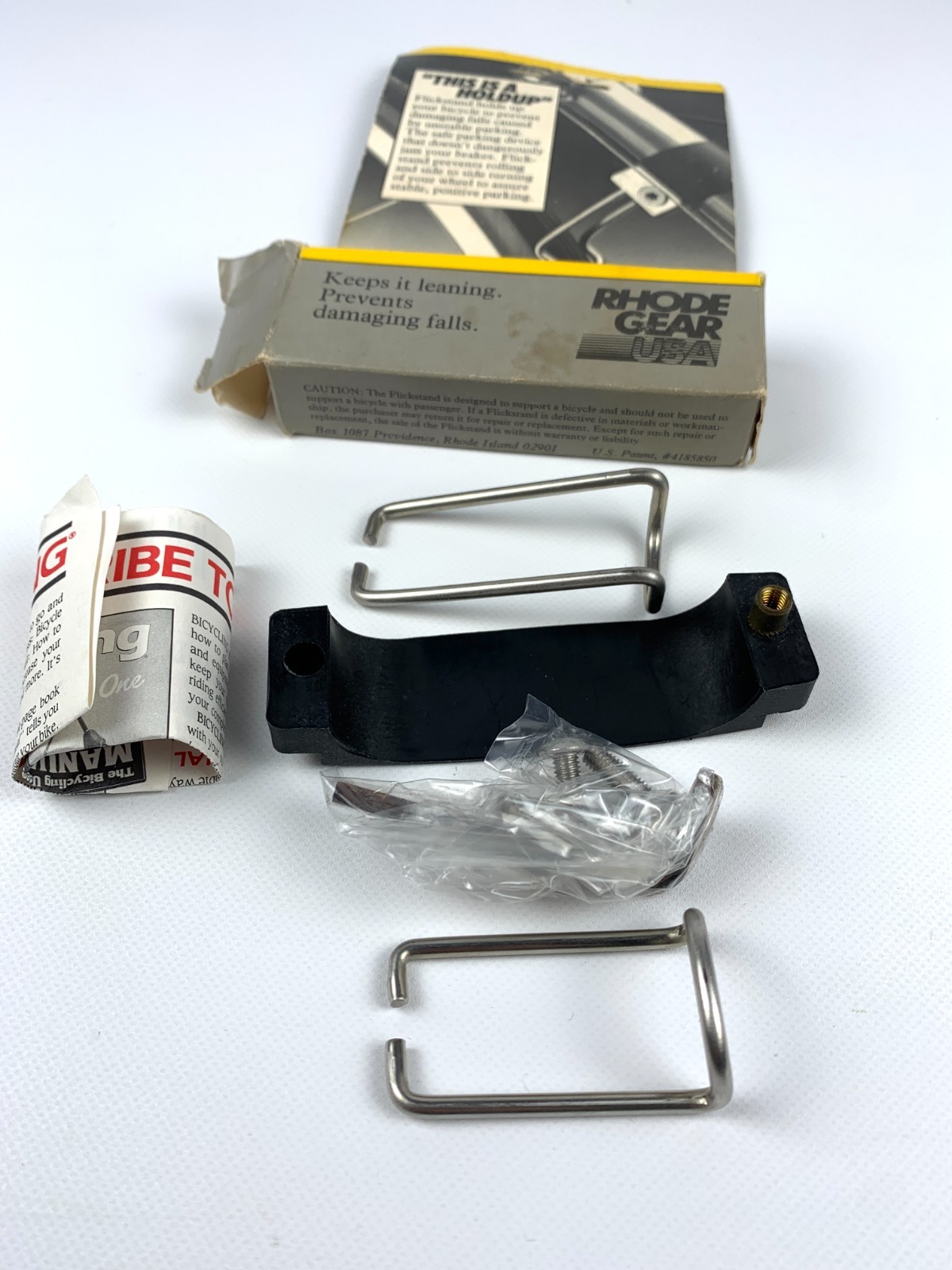 Vintage Rhode Gear Flickstand Bicycle Parking Device Bike KickStand NOS 1980s