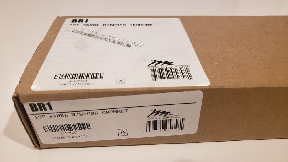 Middle Atlantic BR1 Brush Grommet Panel