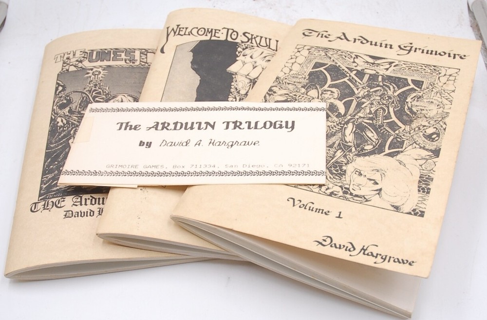 The Arduin Trilogy w/Wrapper David Hargrave Self Pub