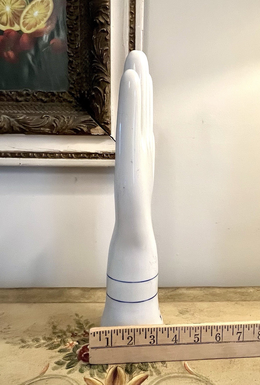 Vtg 1976 GENERAL PORCELAIN Commercial Large Hand Glove Mold Mannequin 14”Display