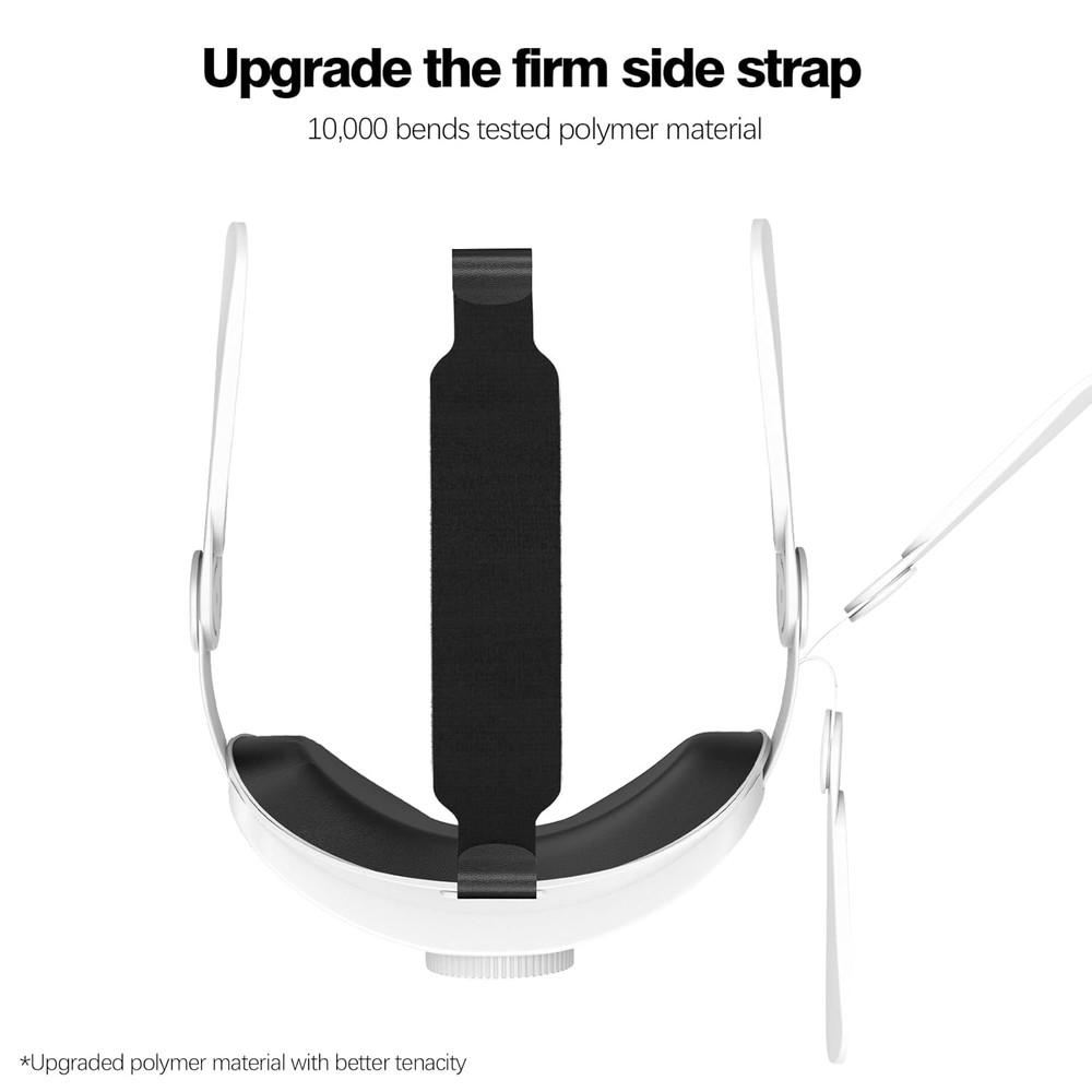 Head Strap for Oculus Quest 2: VR Headset Strap - Adjustable Comfortable Replace
