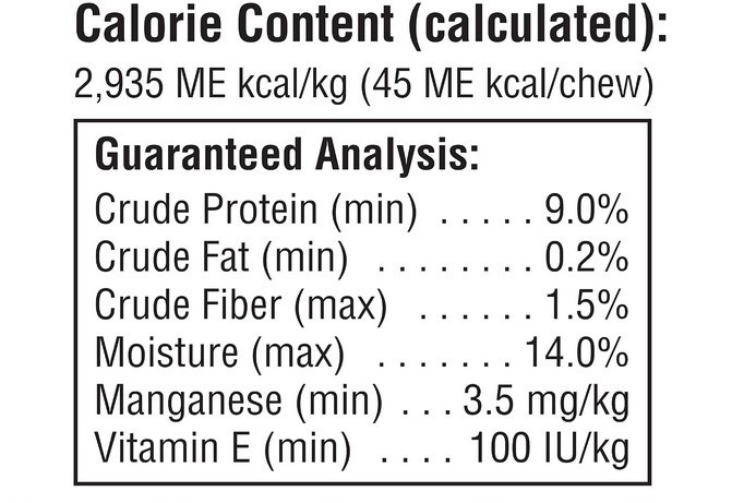SmartBones Mini Chews With Real Peanut Butter 24 Count