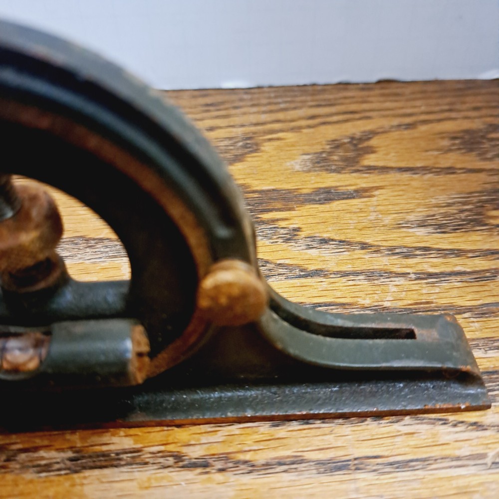 Vintage Protractor With Bubble Level Tool