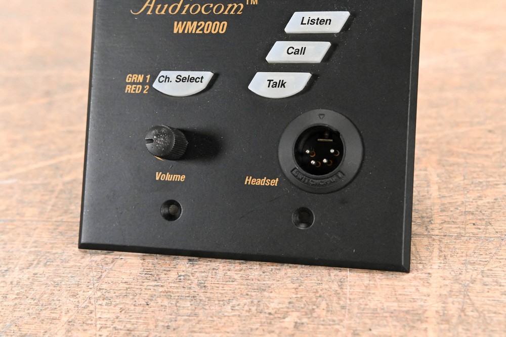 Telex Audiocom WM2000 Wall Mount Intercom Headset Station