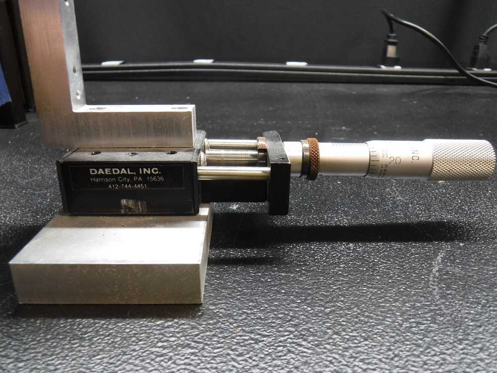 Daedal Inc. 412-744-4451 Microscope Linear Slides