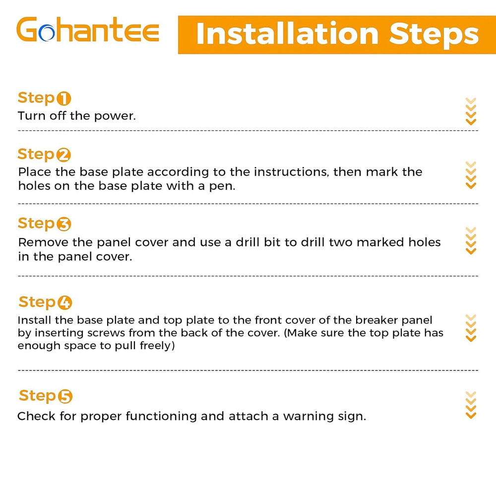 Generator Interlock Kit, Main Breaker Interlock Kit Compatible with Siemens 100