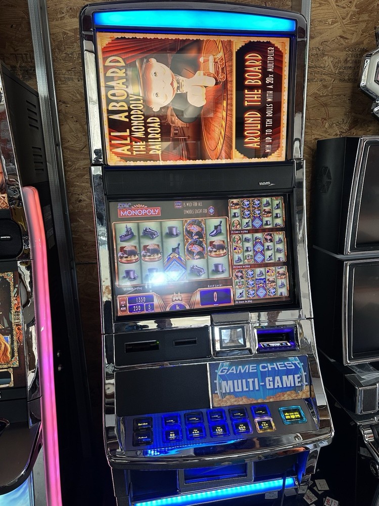 WMS BB2E EPIC MONOPOLY WORKING SLOT MACHINE