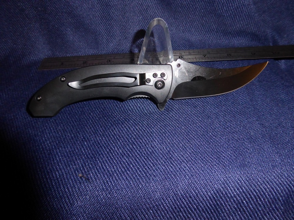 Edge Rite Blue DRAGONSCALE FOLDER FOLDING KNIFE SPRING ASSISTED