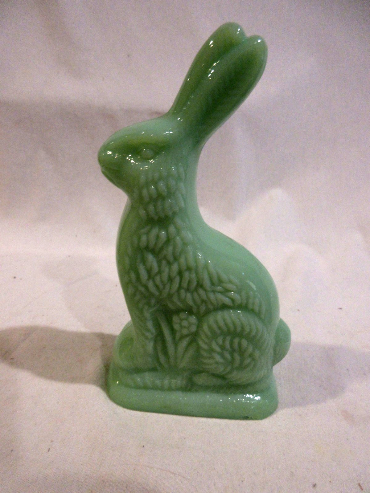 Jadite Milk Glass Easter Bunny Rabbit