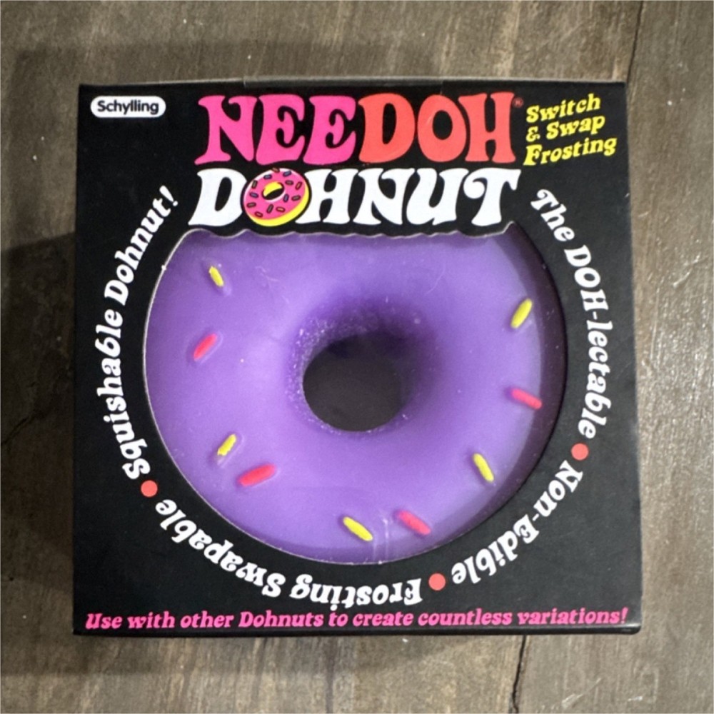 Schylling Nee Doh purple Donut