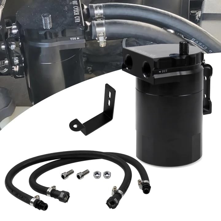 RULLINE Air Oil Separator, Catch Can Compatible with 2014-2018 Basic
