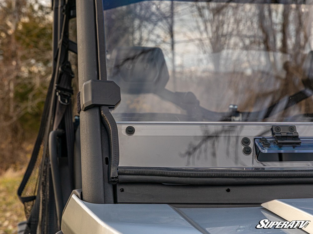 SuperATV Scratch Resistant Vented Full Windshield for Can-Am Defender (2016+)
