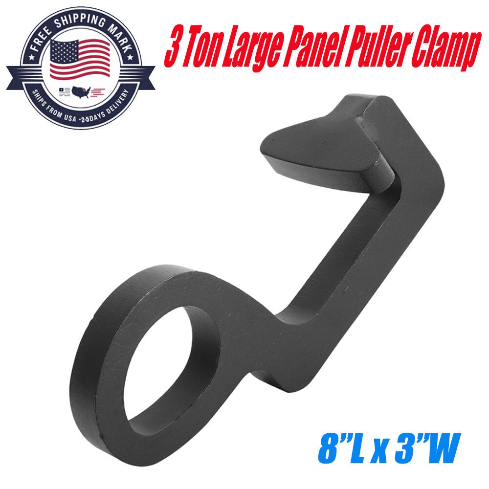 3 Ton Large Panel Puller Clamp – 8”L x 3”W – For Frame Machines & Pull Posts US