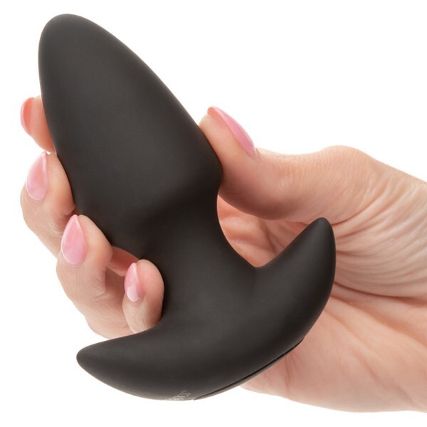 CalExotics Rock Bottom Vibrating Thrusting Butt Plug Probe Black