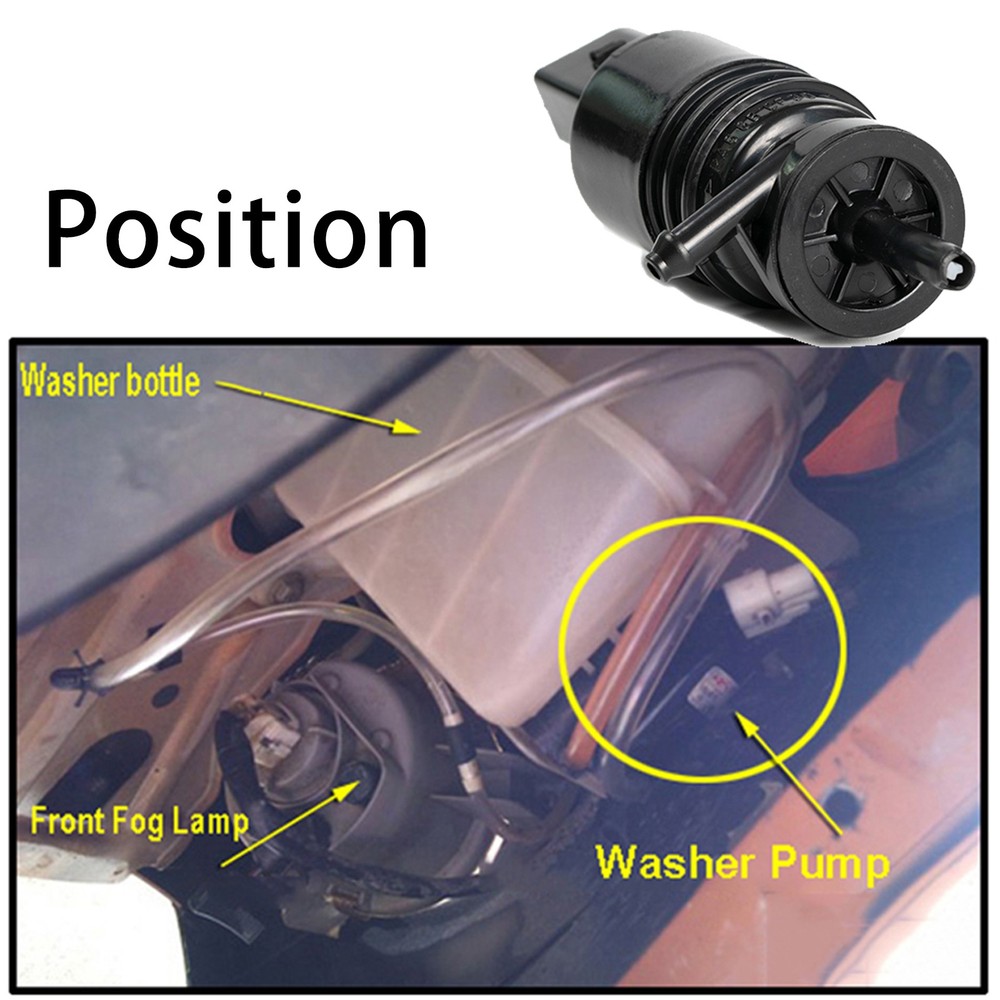 For BMW E36 E46 E53 E83 E85 318i 320i 323i X3 Windshield Washer Fluid Pump NEW