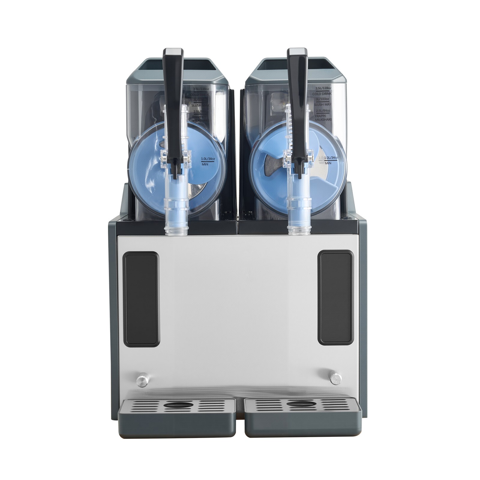 Uimoso Dual-Tank Frozen Drink Maker with 4L Capacity for Slushies and Beverages