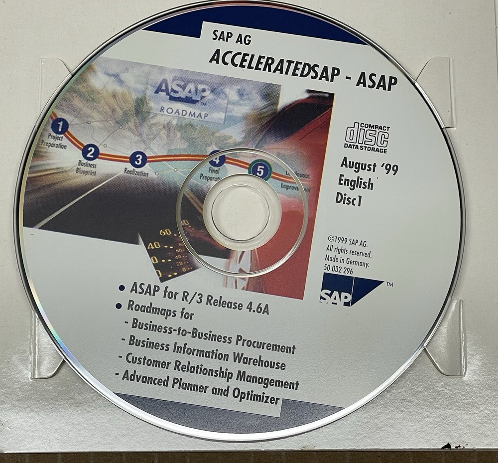 Vintage SAP Software Bundle - R/3 System - AcceleratedSAP