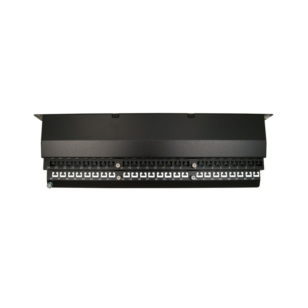 Vertical Cable Cat6A 48 Port Shielded Krone Type 19" Horizontal Rackmount 1U ...
